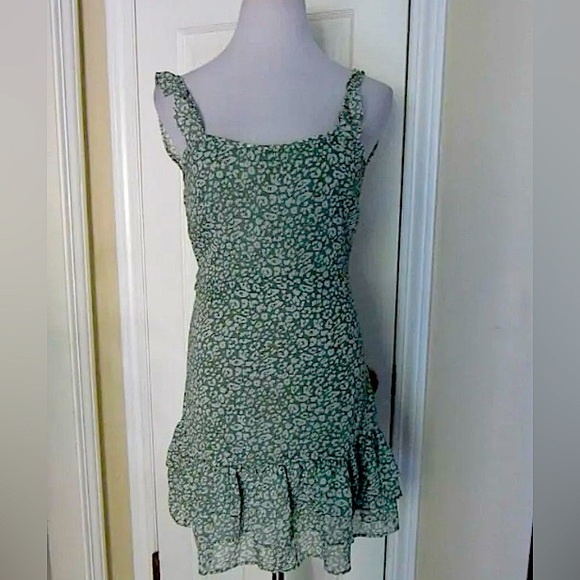 Altar’d State Sage Green Mini Dress - Picture 4 of 4